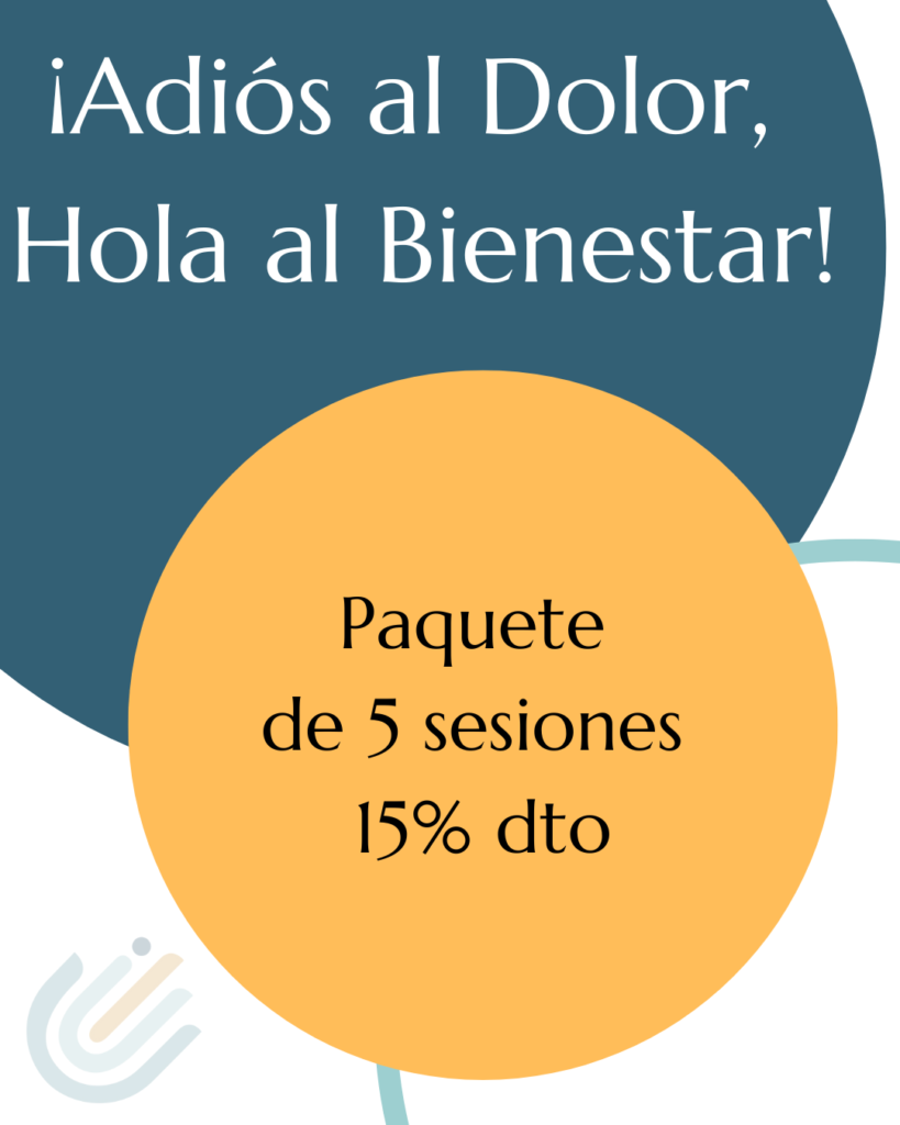 Promoción Agosto 1, Paquete de 5 sesiones 15% de descuento